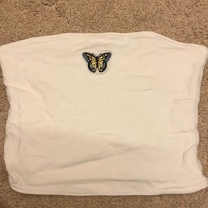 Hollister butterfly tube top